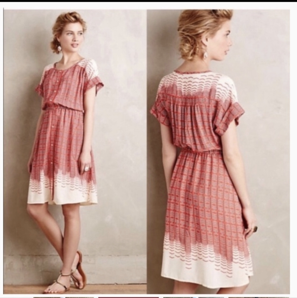 Anthropologie Maeve Veronia Dress Size Small